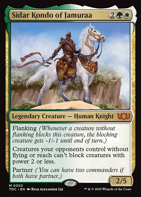 Sidar Kondo of Jamuraa (303) - Tarkir: Dragonstorm Commander - Game On