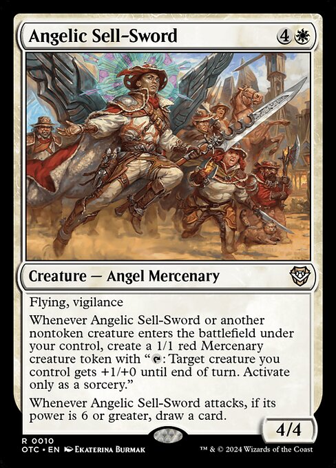 Angelic Sell-Sword (10) - Outlaws of Thunder Junction Commander - Game On
