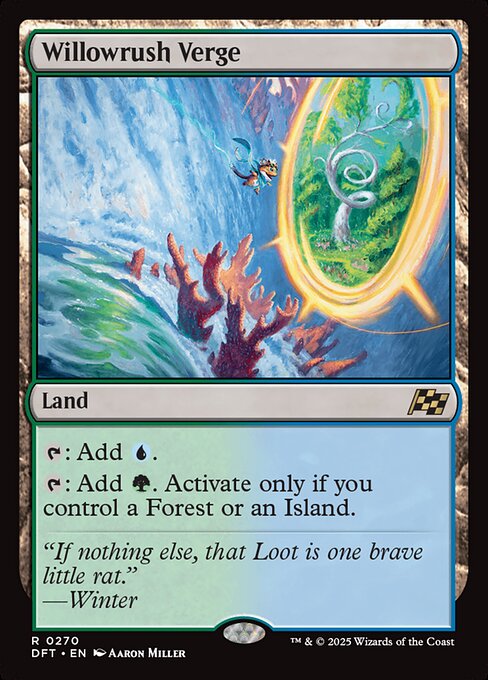 Willowrush Verge (270) (Foil) - Aetherdrift - Game On