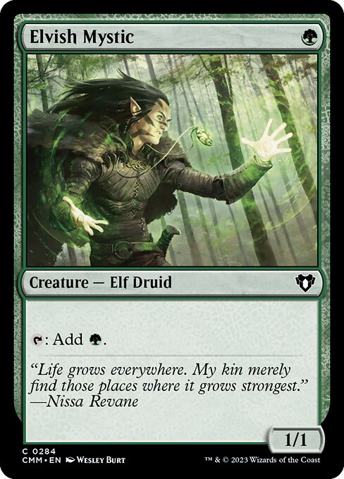 Elvish Mystic (284) - Commander Masters - Game On