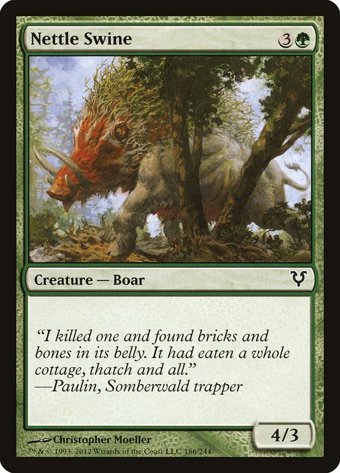 Nettle Swine (186) (Foil) - Avacyn Restored - Game On