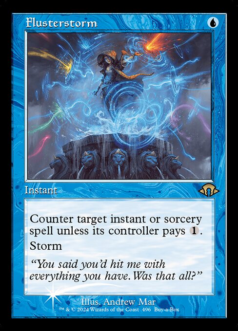 Flusterstorm (496) (Foil) - Modern Horizons 3 - Game On