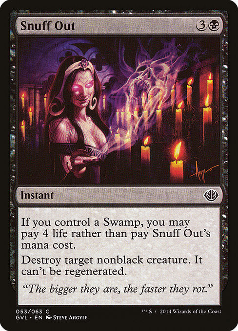 Snuff Out (53) - Duel Decks Anthology: Garruk vs. Liliana - Game On