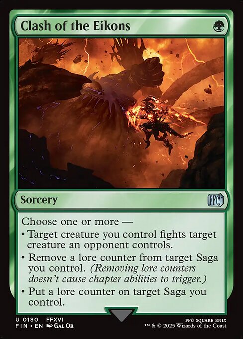 Clash of the Eikons (180) (Foil) - Final Fantasy - Game On