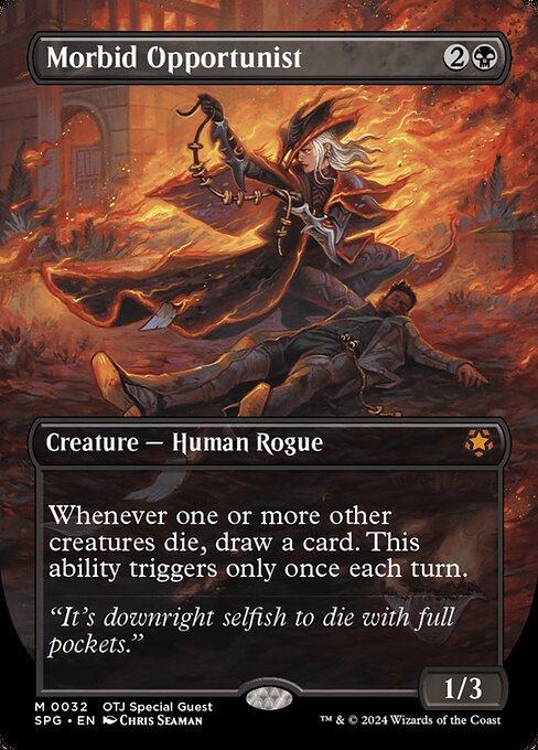 Morbid Opportunist (32) - BORDERLESS - FULL ART - Special Guests - Game On