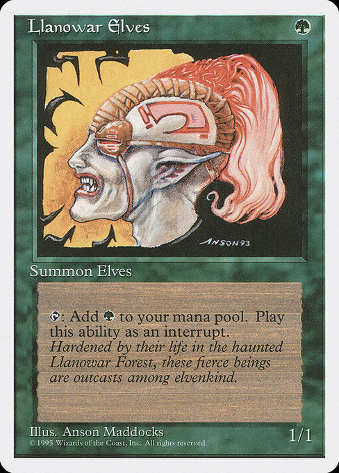 Llanowar Elves (261) - Fourth Edition - Game On