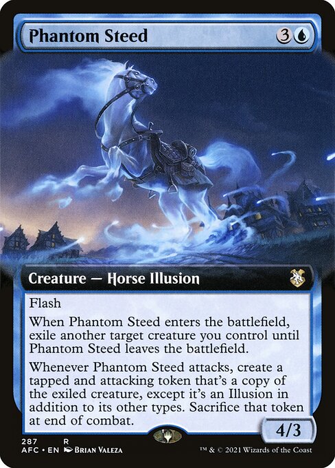 Phantom Steed (287) - EXTENDED ART - Forgotten Realms Commander - Game On