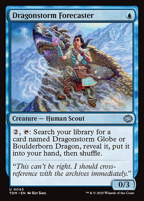 Dragonstorm Forecaster (43) (Foil) - Tarkir: Dragonstorm - Game On