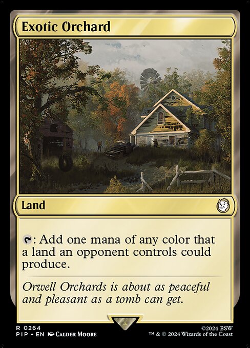 Exotic Orchard (264) - Fallout - Game On