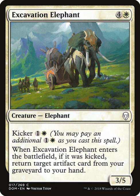 Excavation Elephant (17) (Foil) - Dominaria - Game On