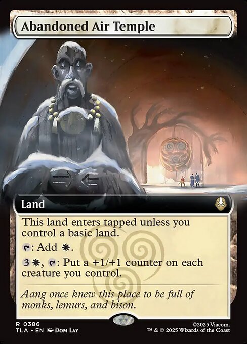 Abandoned Air Temple (386) - EXTENDED ART (Foil) - Avatar: The Last Airbender - Game On