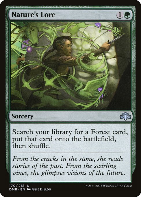 Nature's Lore (170) (Foil) - Dominaria Remastered - Game On