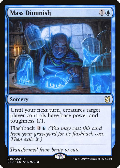 Mass Diminish (10) - Commander 2019 - Game On