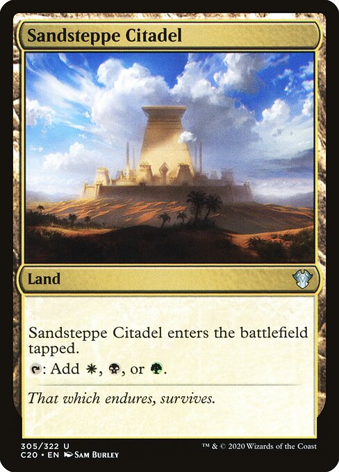 Sandsteppe Citadel (305) - Commander 2020 - Game On