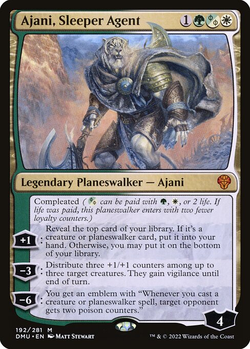 Ajani, Sleeper Agent (192) (Foil) - Dominaria United - Game On