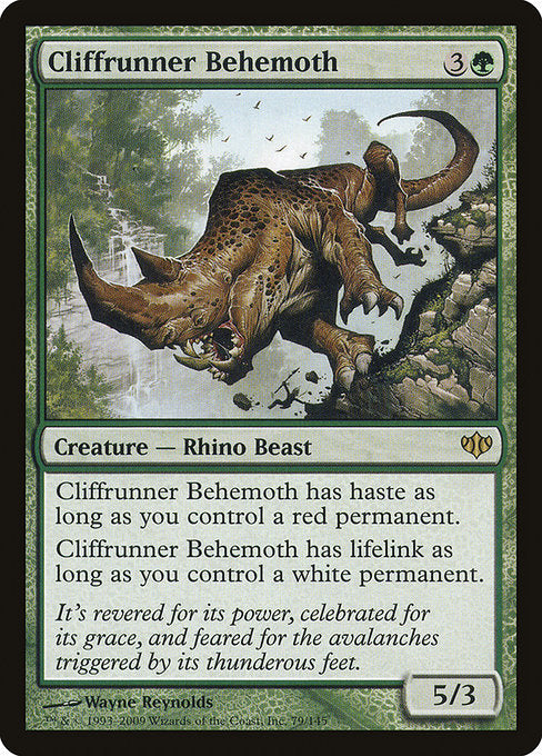 Cliffrunner Behemoth (79) (Foil) - Conflux - Game On