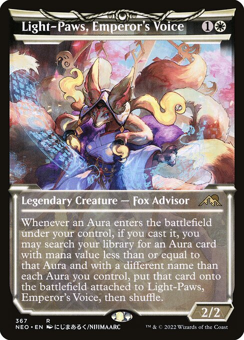 Light-Paws, Emperor's Voice (367) - SHOWCASE (Foil) - Kamigawa: Neon Dynasty - Game On