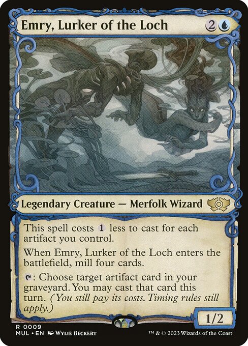 Emry, Lurker of the Loch (9) - SHOWCASE (Foil) - Multiverse Legends - Game On