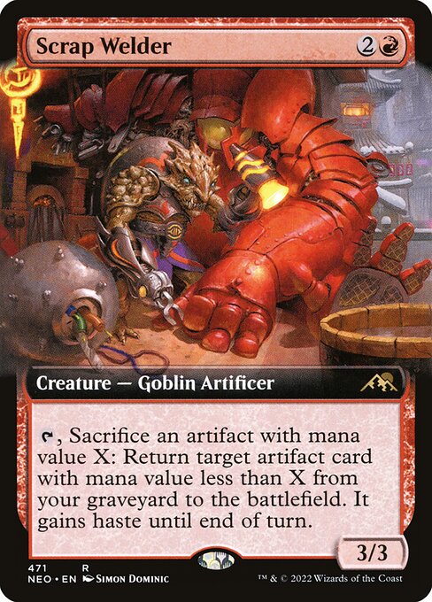 Scrap Welder (471) - EXTENDED ART - Kamigawa: Neon Dynasty - Game On