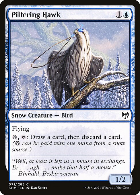 Pilfering Hawk (71) (Foil) - Kaldheim - Game On