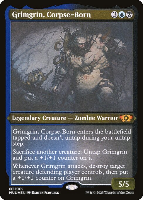 Grimgrin, Corpse-Born (106) (Etched) - Multiverse Legends - Game On
