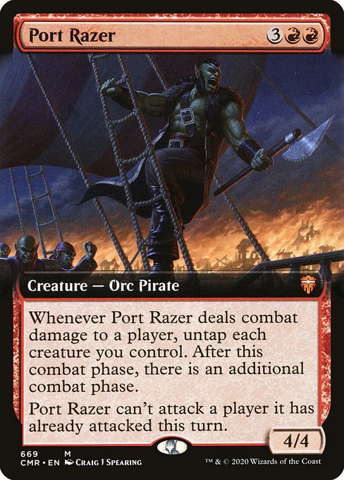 Port Razer (669) - EXTENDED ART - Commander Legends - Game On