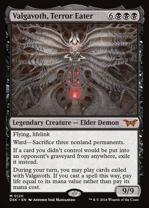 Valgavoth, Terror Eater (120) (Foil) - Duskmourn: House of Horror - Game On