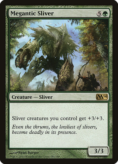 Megantic Sliver (185) (Foil) - Magic 2014 - Game On