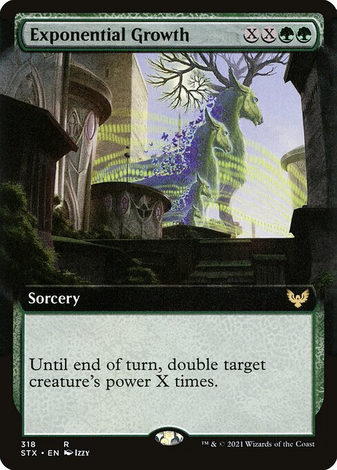 Exponential Growth (318) - EXTENDED ART - Strixhaven: School of Mages - Game On