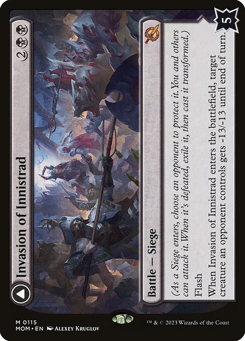 Invasion of Innistrad // Deluge of the Dead (115) (Foil) - March of the Machine - Game On