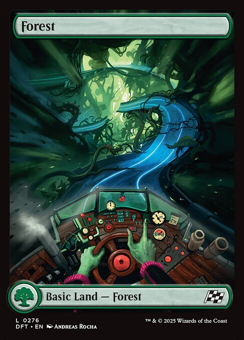 Forest (276) - FULL ART (Foil) - Aetherdrift - Game On