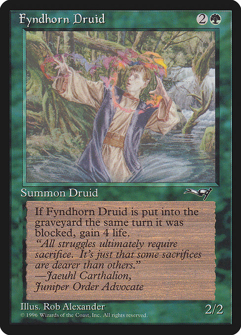 Fyndhorn Druid (90a) - Alliances - Game On