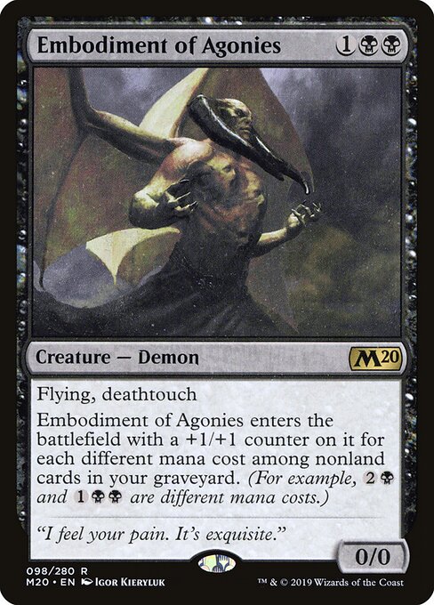 Embodiment of Agonies (98) (Foil) - Core Set 2020 - Game On