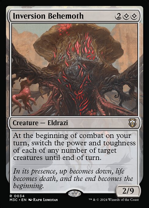 Inversion Behemoth (34) - Modern Horizons 3 Commander - Game On