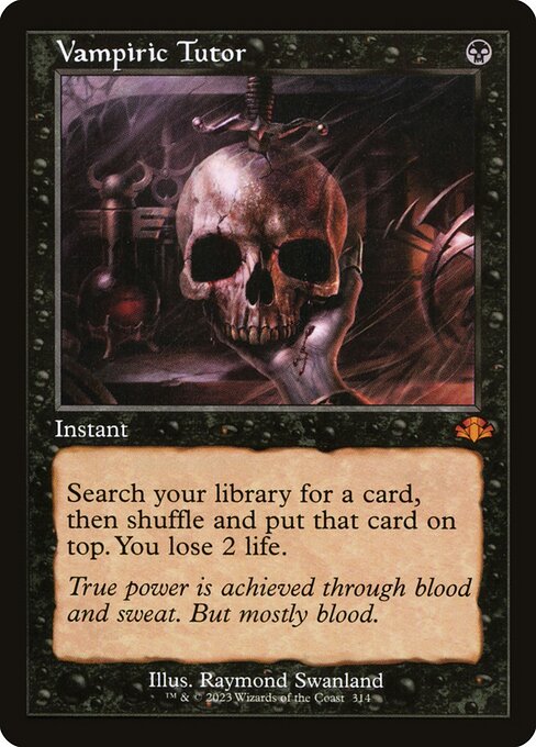 Vampiric Tutor (314) - Dominaria Remastered - Game On