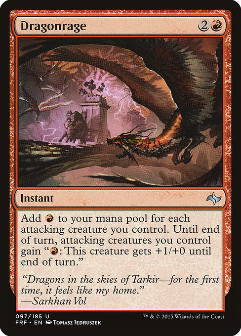 Dragonrage (97) (Foil) - Fate Reforged - Game On