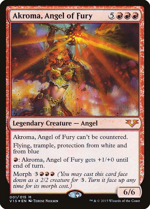 Akroma, Angel of Fury (1) () () - From the Vault: Angels - Game On