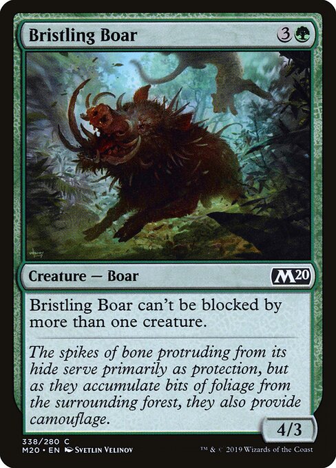 Bristling Boar (338) - Core Set 2020 - Game On
