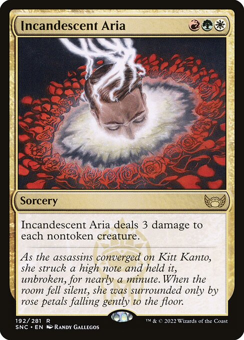 Incandescent Aria (192) (Foil) - Streets of New Capenna - Game On