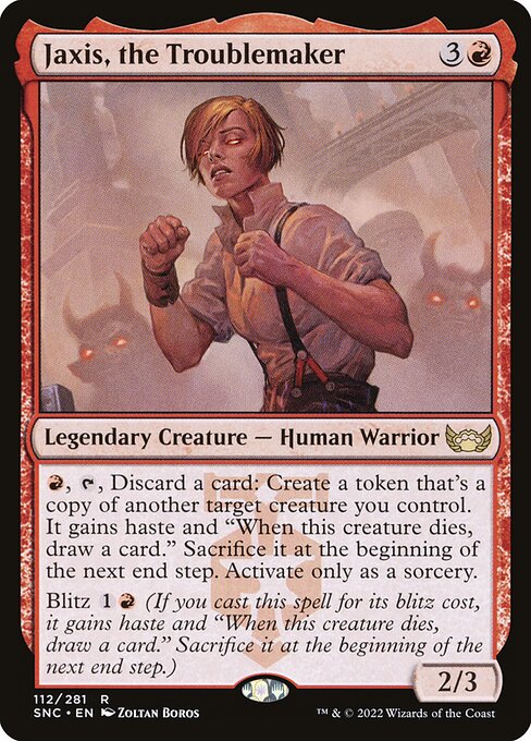 Jaxis, the Troublemaker (112) (Foil) - Streets of New Capenna - Game On