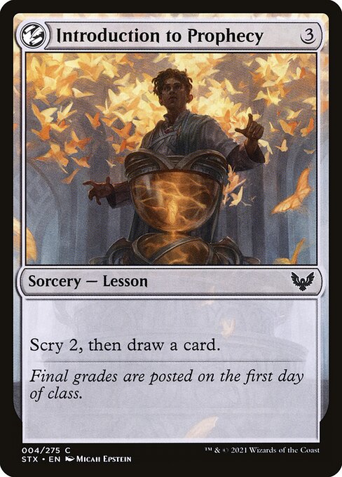 Introduction to Prophecy (4) (Foil) - Strixhaven: School of Mages - Game On