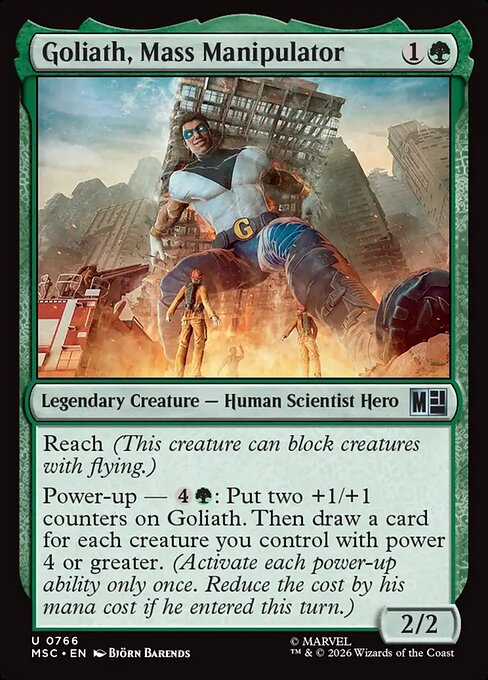 Goliath, Mass Manipulator (766) - Marvel Super Heroes Commander - Game On