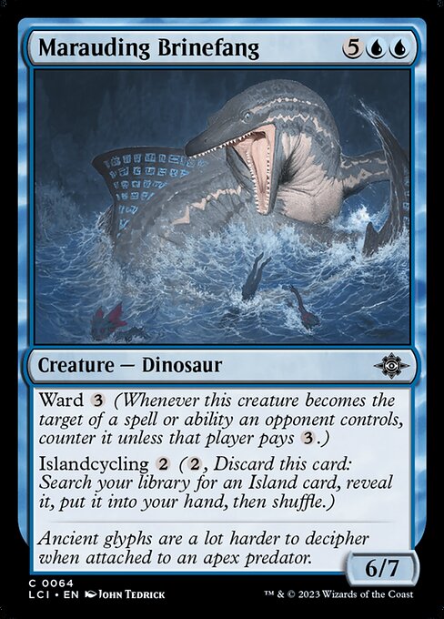 Marauding Brinefang (64) (Foil) - The Lost Caverns of Ixalan - Game On