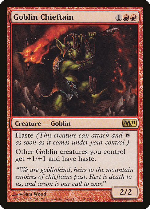 Goblin Chieftain (141) - Magic 2011 - Game On