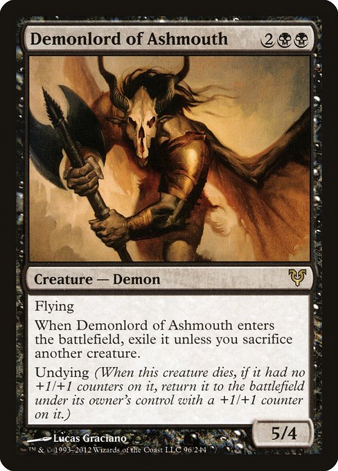 Demonlord of Ashmouth (96) - Avacyn Restored - Game On