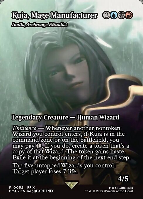 Inalla, Archmage Ritualist (52) - BORDERLESS - FULL ART - Final Fantasy: Through the Ages - Game On