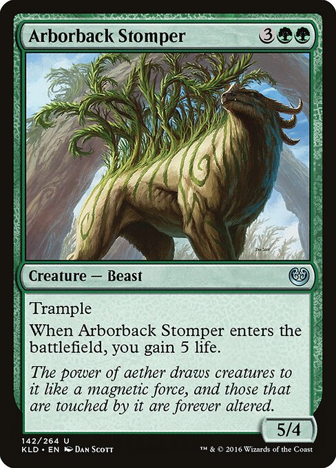 Arborback Stomper (142) (Foil) - Kaladesh - Game On
