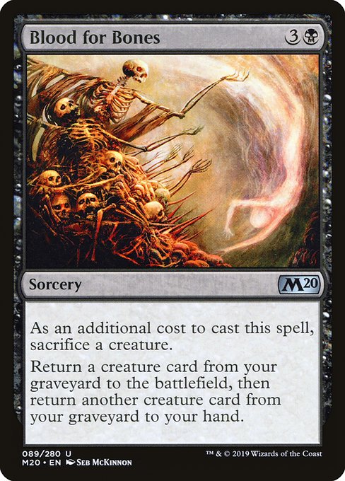 Blood for Bones (89) - Core Set 2020 - Game On