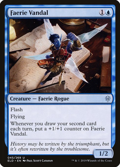 Faerie Vandal (45) - Throne of Eldraine - Game On
