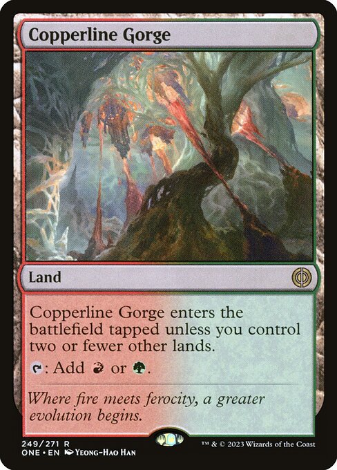 Copperline Gorge (249) - Phyrexia: All Will Be One - Game On